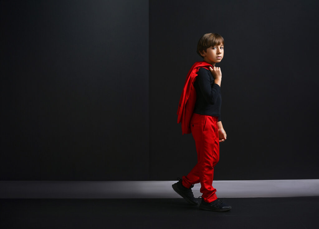 Artistic portrait of a boy by Lisset Galeyev.